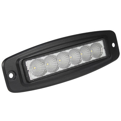 C.C 10V bâti affleurant 4x4 6pcs de barre ultra mince simple de la rangée LED de 6 pouces