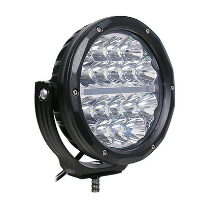 Lumières tous terrains rondes de HANMA 16PCS 18cm LED 9600lm ambre pour SUV ATV UTV