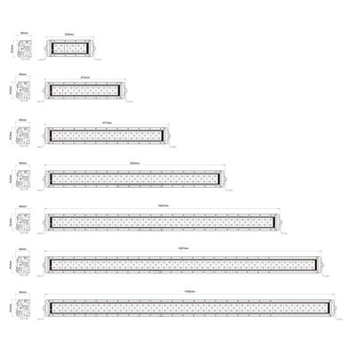 La double rangée a mené la lentille imperméable optique Osram Emark R10 de chauffage de guide optique du guide 1224w