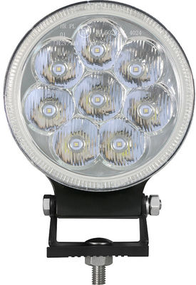 E50 R10 ATV les lumières menées par rond 24W tous terrains d'entraînement de 5 pouces imperméabilisent