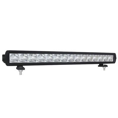 Pouce mince du guide optique 20 de la rangée LED de poutre de tache d'UTV seul 45W IP69K avec des parenthèses