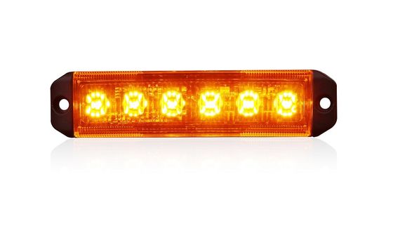 Lumières d'inondation de clignotant des voyants d'alarme de la puce LED de 6PCS*1W Osram R65 Off Road LED