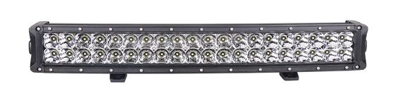 120w a courbé la double lumière menée de barre de voiture de guide optique de preuve de l'eau du guide optique IP67 de rangée