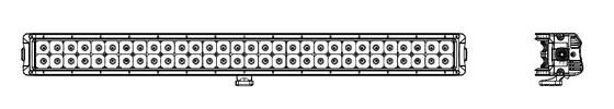 éclairage incurvé léger d'entraînement de CREE Led Light Bar Offroad de rangée de preuve de l'eau 180W double