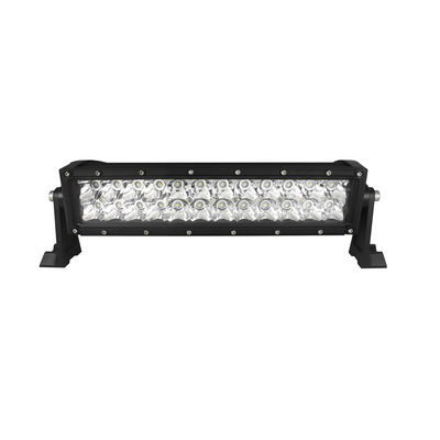 Rangée blanche de RoHS OSRAM LED 72W IP67 6000k de la CE la double a mené le guide optique pour SUV ATV