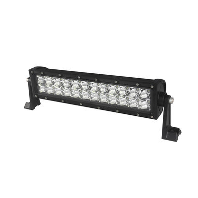 Rangée blanche de RoHS OSRAM LED 72W IP67 6000k de la CE la double a mené le guide optique pour SUV ATV