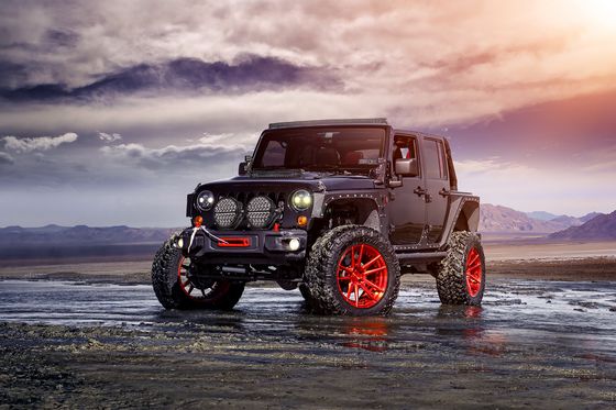 Lumières menées tous terrains rondes 10539lm d'entraînement de puissance élevée d'UTV SUV 22.86cm