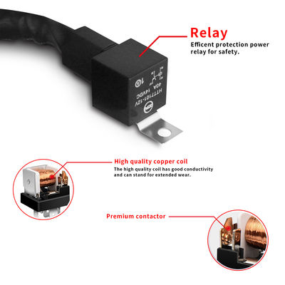 Le harnais des véhicules à moteur de fil de lumière d'Off Road de voiture imperméabilisent ODM 14AWG de 10ft