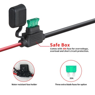 Le harnais des véhicules à moteur de fil de lumière d'Off Road de voiture imperméabilisent ODM 14AWG de 10ft