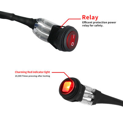 Le harnais des véhicules à moteur de fil de lumière d'Off Road de voiture imperméabilisent ODM 14AWG de 10ft