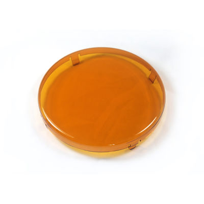 Campeur 32.4mm polycarbonate léger rond de lentille de la couverture LED de 7 pouces