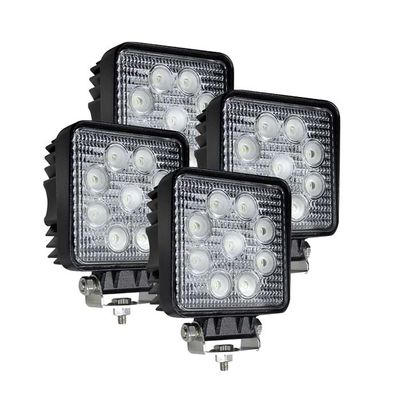 4PCS logement de noir des lumières IP67 2160lm de travail d'inondation de la place LED