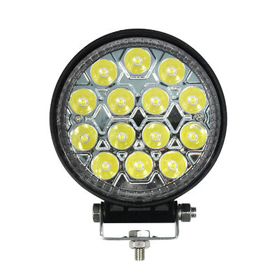 Durée de la poutre de tache de lumière de travail de rond d'IP69K 42 W LED 30000hours