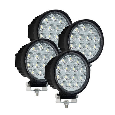 La tache LED du rond 4PCS fonctionnent 42W léger pour des machines d'ingénierie