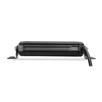 7 logement en aluminium simple de guide optique de la rangée LED de pouce 1283lm Off Road